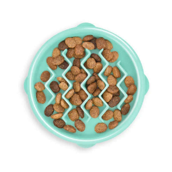 Outward Hound Fun Feeder Slo Bowl, small mint