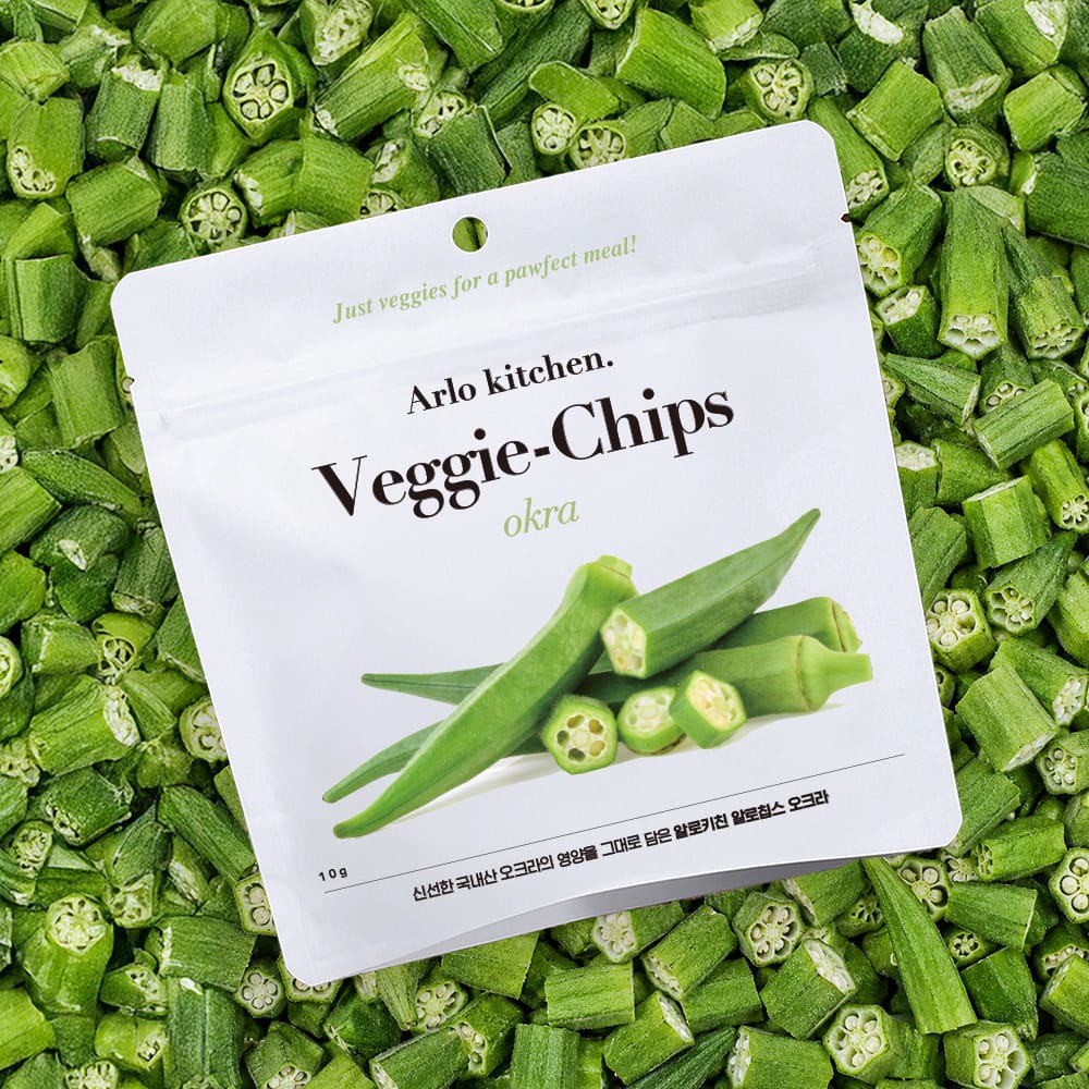 Arlo Kitchen Veggie Chips Okra pack