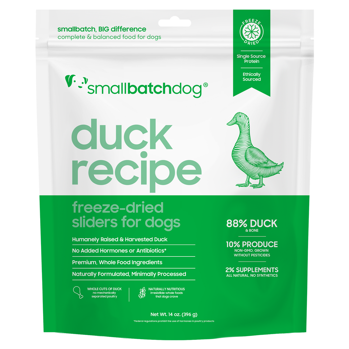 Small Batch Freeze-Dried Duck Sliders
